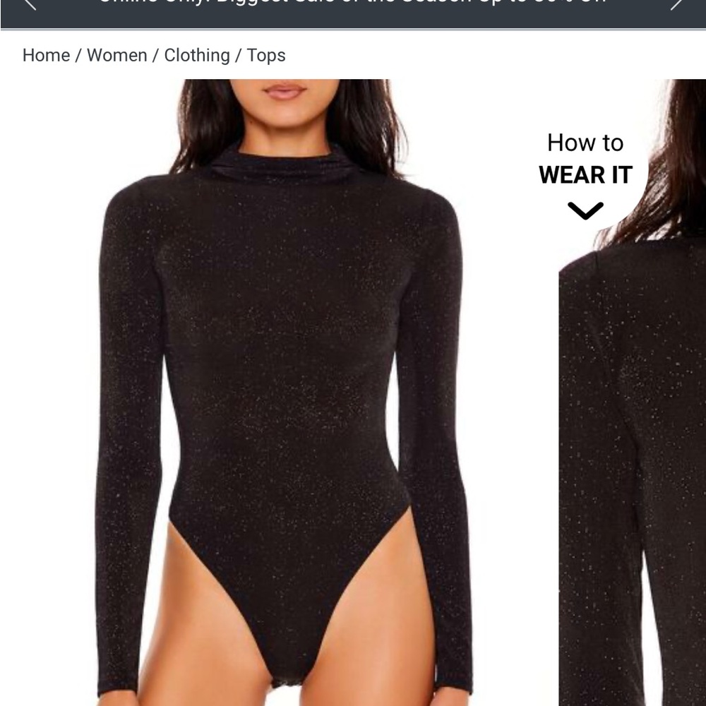 Glitter bodysuit